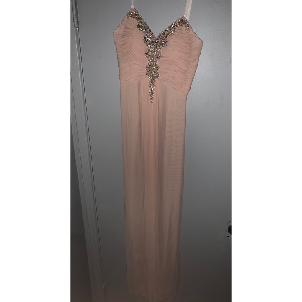 Pink prom dress great condition Available Now